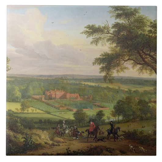 Bifrons公園、Patrixbourne、ケントの以前attribu タイル (正面)