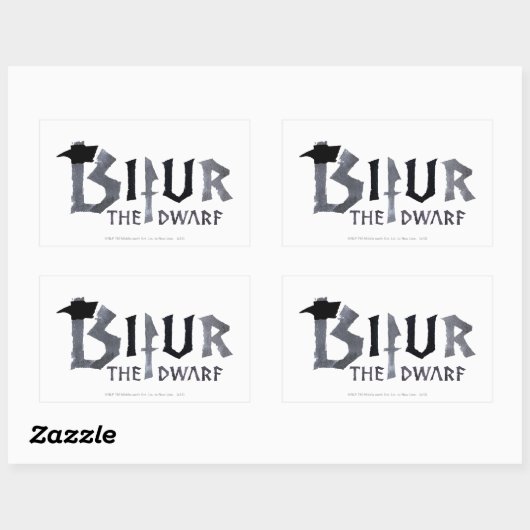 Bifur名 長方形シール (シート)