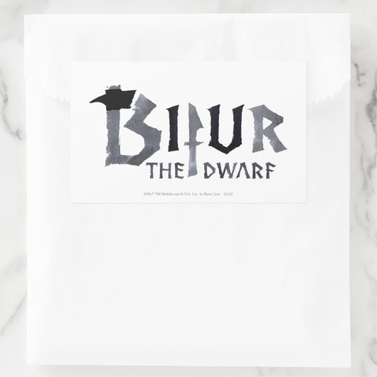 Bifur名 長方形シール (バッグ)