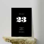 BIG はっきりした Premium White Black結婚's テーブルナンバー