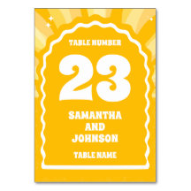 BIG はっきりした Sunshine Yellow Wavy Arch結婚's