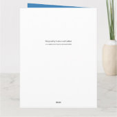 Big 感謝してい From  Of Us - カスタム Giant Thank You カード (裏面)