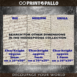 BIG – 書道手書の背景 薄葉紙