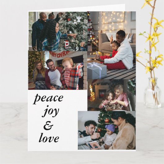 Big, 8.5" x 11" Folded Greeting Card カード (黄色い花)