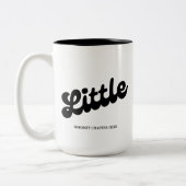 BIG AND LITTLE SORORITYチャプター名カスタム2対 ツートーンマグカップ (左)