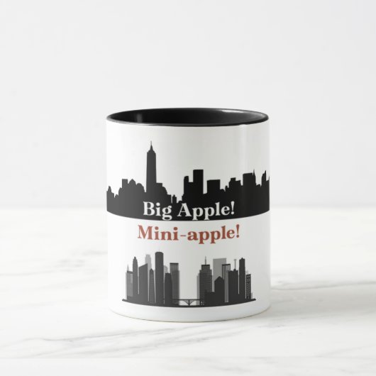 Big Apple! Mini-apple! 11-oz Ceramic mug マグカップ (中央)