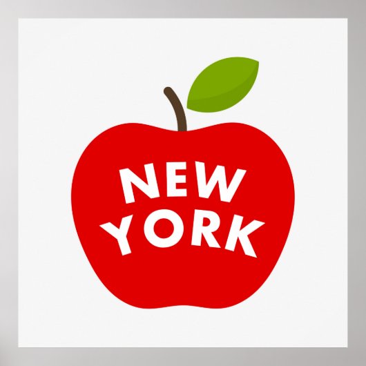 Big apple, New York ポスター (正面)