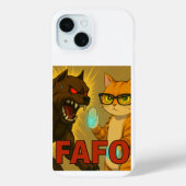 Big Attitude Cat & Dog Phone Case – Unbothered Case-Mate iPhoneケース (裏面)