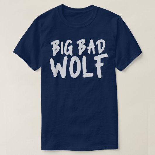Big Bad Werewolf Wolf Lover Dog Owner & Werewolf Tシャツ (デザイン正面)