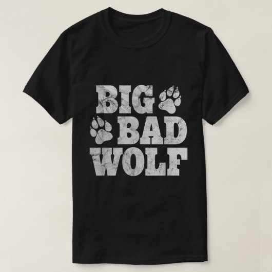 Big Bad Wolf Costume Funny Halloween Tee Tシャツ (デザイン正面)