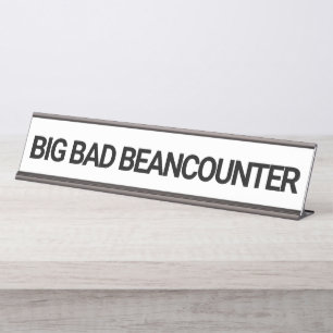 Big Band Counter CPAおもしろい会計士 デスクネームプレート
