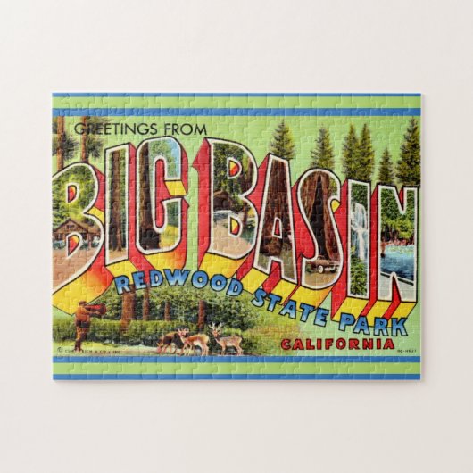 Big Basin Redwood Park 11x14 ジグソーパズル (横)