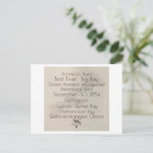 Big Bay Madeline Island Words Postcard ポストカード (スタンド正面)