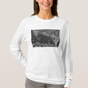 big Bear湖、ダムの上のカリフォルニアのハイウェー Tシャツ