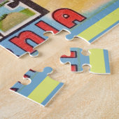 Big Bear Lake California 11x14 ジグソーパズル (側面)