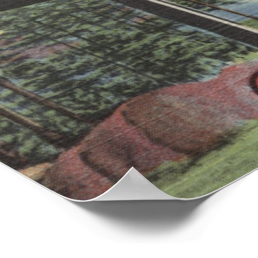 Big Bear Lake, California - Large Letter Scenes 2 ポスター (角)