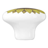 Big Beautiful Earthy Sunflower Unisex セラミックノブ (側面)