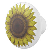 Big Beautiful Earthy Sunflower Unisex セラミックノブ (右)
