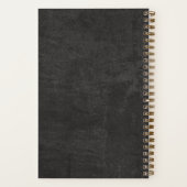 Big Benとカスタマイズ可能な文字 ノートブック (裏面)