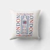 Big Ben Clock Tower Art クッション (裏面)