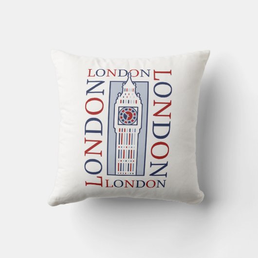 Big Ben Clock Tower Art クッション (裏面)