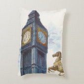 Big Ben Clock Tower at the Palace of Westminster アクセントクッション (裏面(縦))