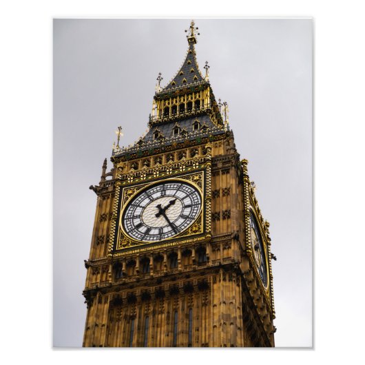 Big Ben, London – フォトプリント (正面)