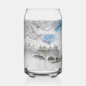 Big Ben London Can Glass | Artistic UK Travel ガラス缶 (裏面)