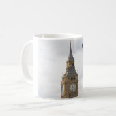 Big Ben, London England，写真 コーヒーマグカップ (正面左)