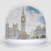 Big Ben London Snow Globe | UK Travel Souvenir (正面)