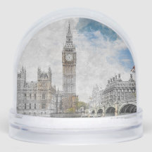 Big Ben London Snow Globe | UK Travel Souvenir