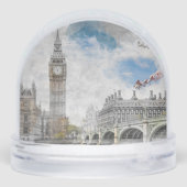 Big Ben London Snow Globe | UK Travel Souvenir (裏面)