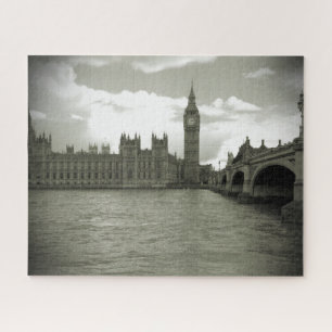 Big Ben Paralment in Black & White 16x20 - 520 pc ジグソーパズル