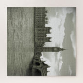 Big Ben Parliament in Black & White 20x20 - 676 pc ジグソーパズル (横)