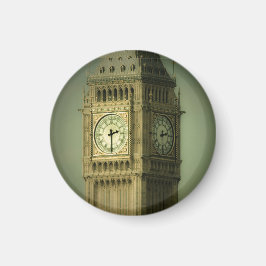 Big Ben Round Fridge Magnet マグネット
