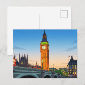 Big Ben view postcard ポストカード (正面/裏面)