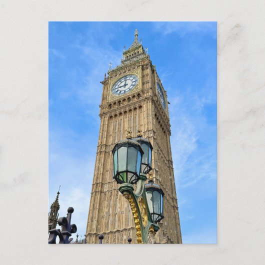 "Big Ben" Westminster、ロンドンUKポストカード ポストカード (正面)