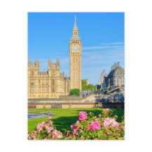 "Big Ben" Westminster、ロンドンUKポストカード