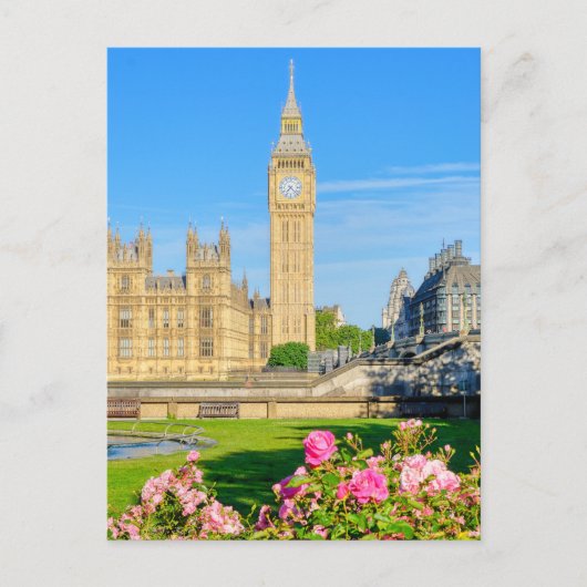 "Big Ben" Westminster、ロンドンUKポストカード ポストカード (正面)