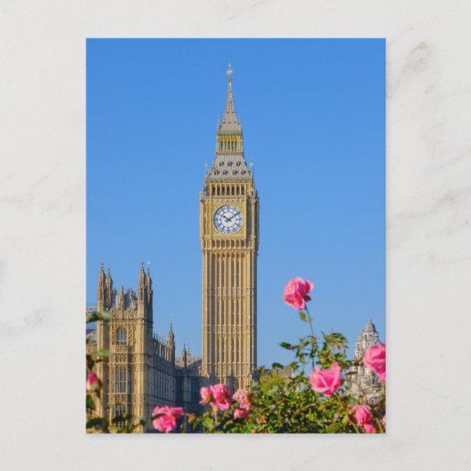 "Big Ben" Westminster、ロンドンUKポストカード ポストカード (正面)
