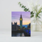 "Big Ben" Westminster、ロンドンUKポストカード ポストカード (スタンド正面)
