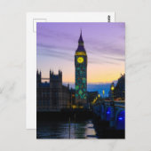 "Big Ben" Westminster、ロンドンUKポストカード ポストカード (正面/裏面)