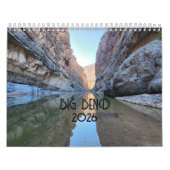 Big Bend 2026 Calendar カレンダー (カバー)