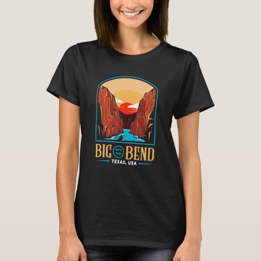 Big Bend National Park Brewster Texas US Tシャツ (正面)