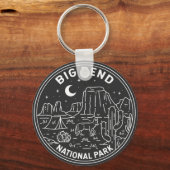 Big Bend National Park Monoline  キーホルダー (正面)