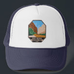 Big Bend National Park Rio Grande Vintage キャップ<br><div class="desc">Big Bend vintage vector design. Big Bend National Park is in southwest Texas and includes the entire Chisos mountain range and a large swath of the Chihuahuan Desert.</div>