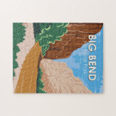  Big Bend National Park Rio Grande Vintage ジグソーパズル (横)