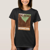 Big Bend National Park Texas Poster Design Tシャツ (正面)