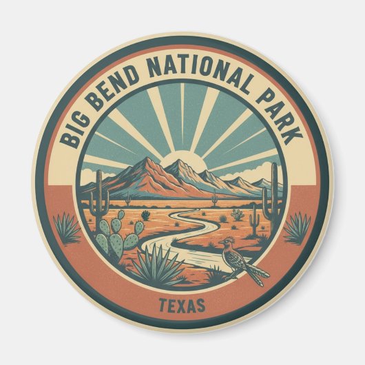 Big Bend National Park Travel マグネット (正面)