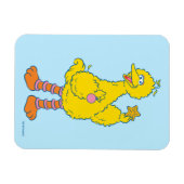 Big Bird Holding Christmas Ornaments マグネット (横)